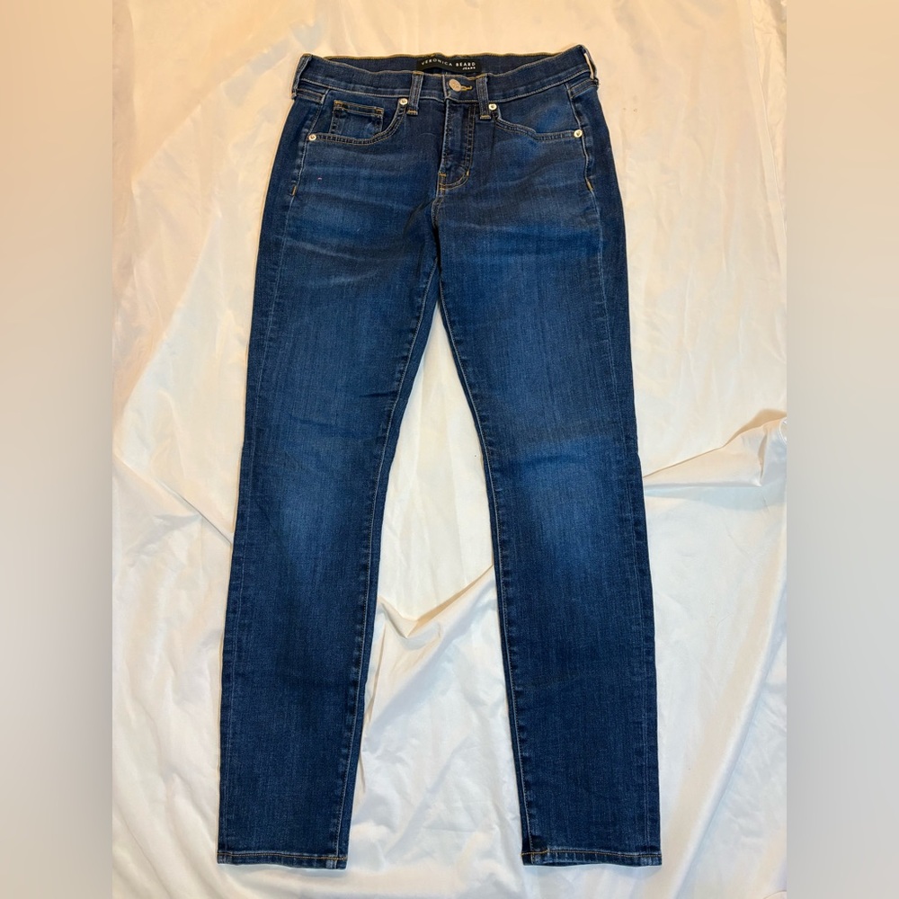 Veronica Beard Jeans Bright Blue Cut 318 Skinny Size 27/4